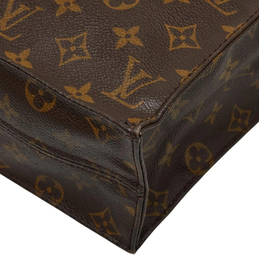 LOUIS VUITTON Brown Monogram Leather Tote Bag - Picture 6 of 12